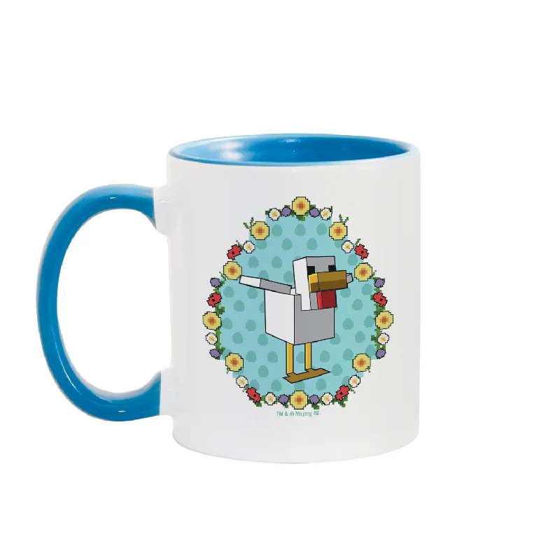 Minecraft Flower Chicken Two-Tone Mug