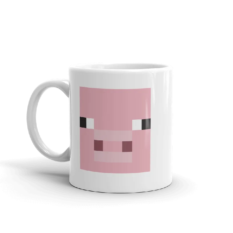 Minecraft Pig White Mug