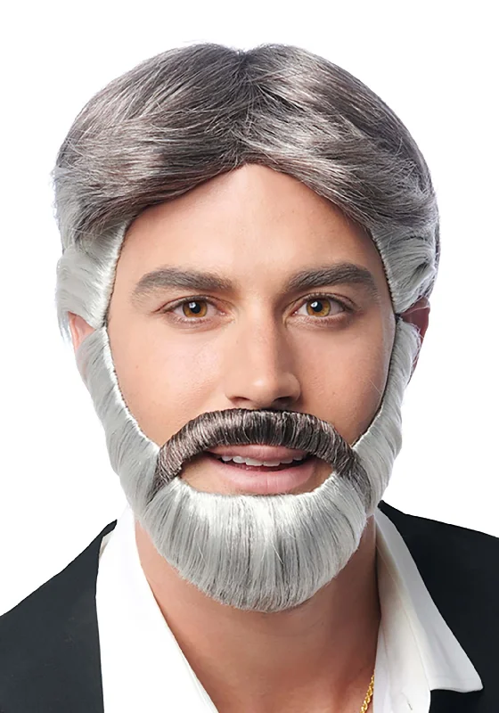 Most Interesting Men's Gambler Wig and Beard