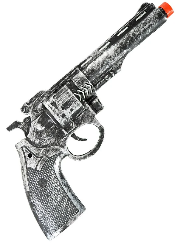 Plastic Silver Revolver Toy Costume Gun