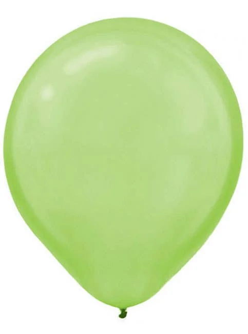 Kiwi Green Pearl Finish 15 Pack 30cm Latex Balloons