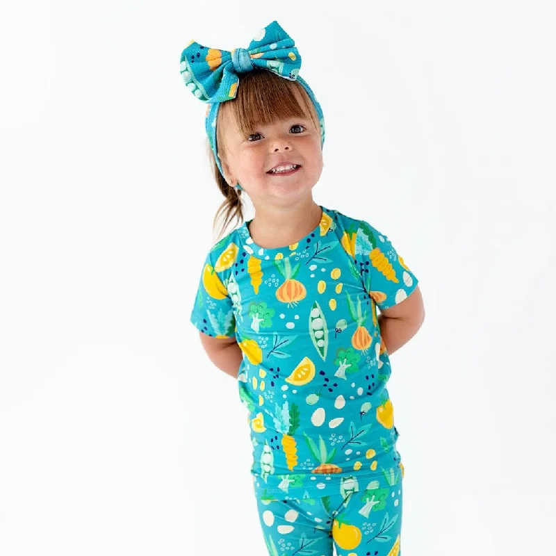 Peas and Thank You Two-Piece Pajama Set- FINAL SALE