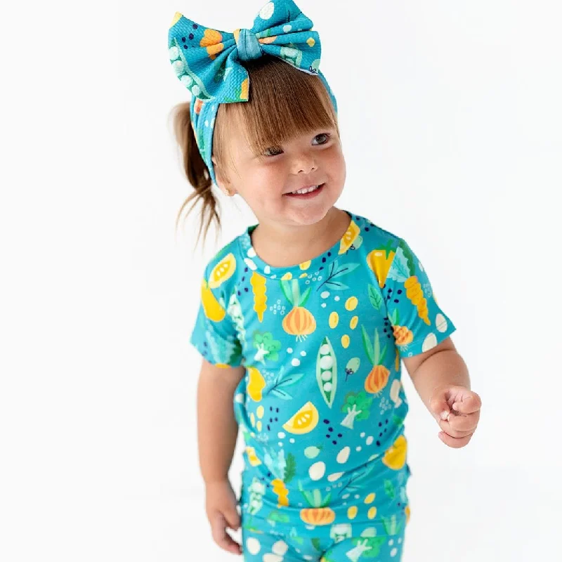 Peas and Thank You Two-Piece Pajama Set- FINAL SALE