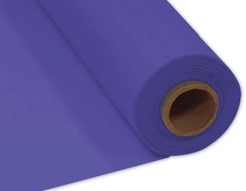 Purple Plastic Table Roll - 30.5m x 1m