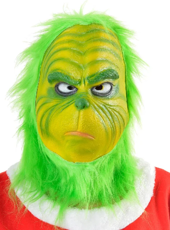 Deluxe Rubber Latex Grinch Christmas Costume Mask