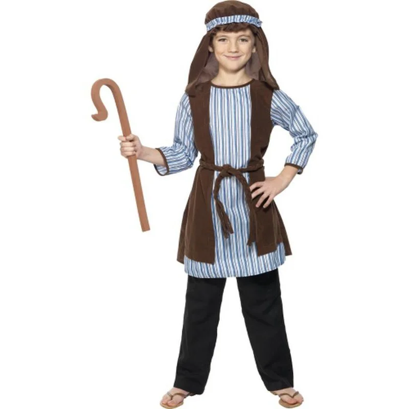 Shepherd Costume, Blue And Brown