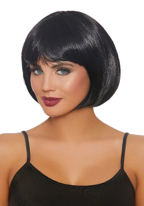 Short Black Bob Women's Wig