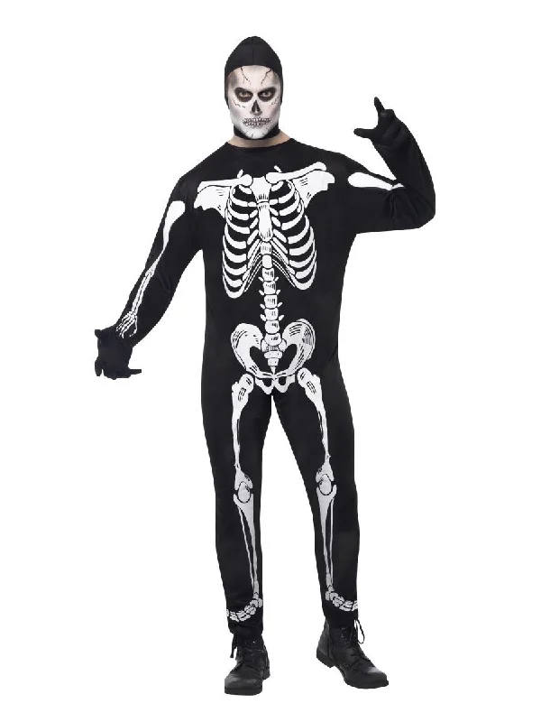 Skeleton Jumpsuit Costume