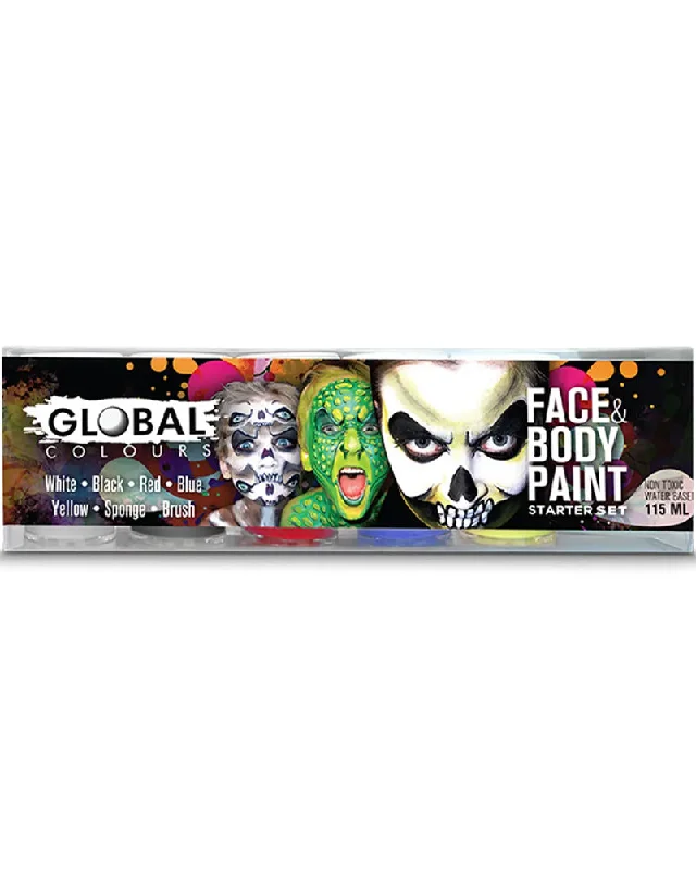 Halloween Starter Set Face and Body Paint Pack of 5