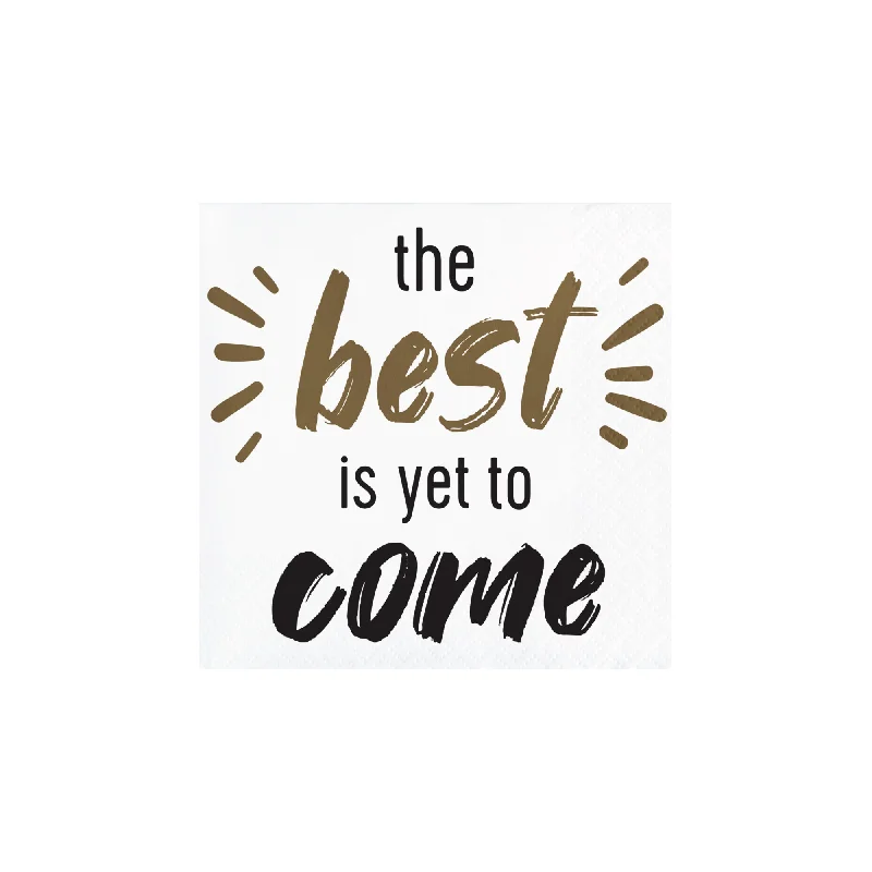 The Best is Yet to Come Graduation Dessert Napkins 16ct