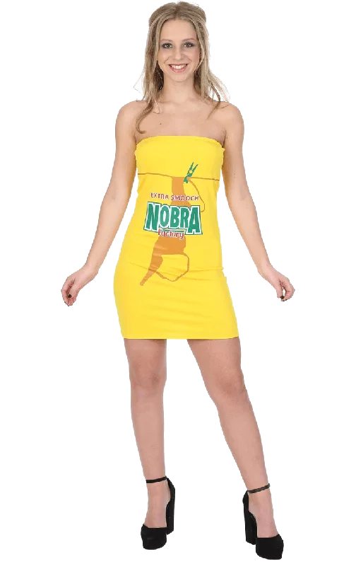 Adult Female No Bra Beer Dress