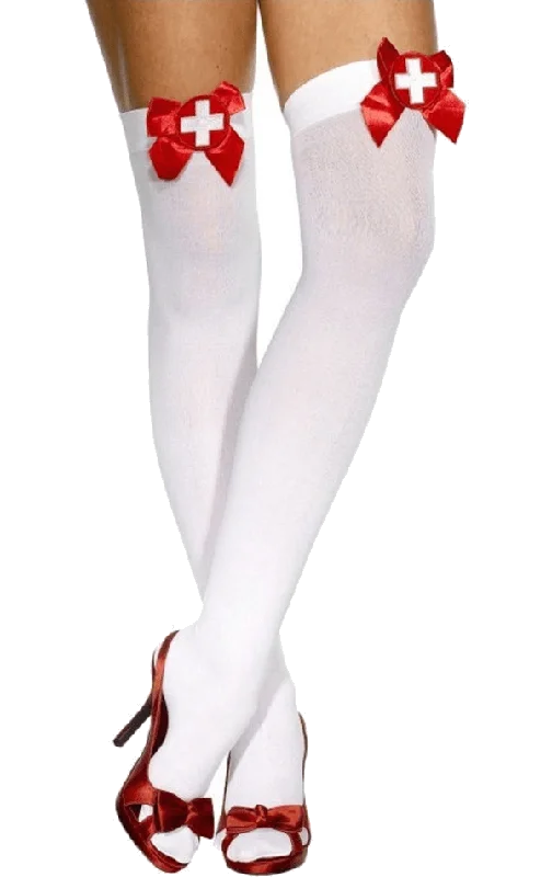 Adult Nurse Thigh High Stockings