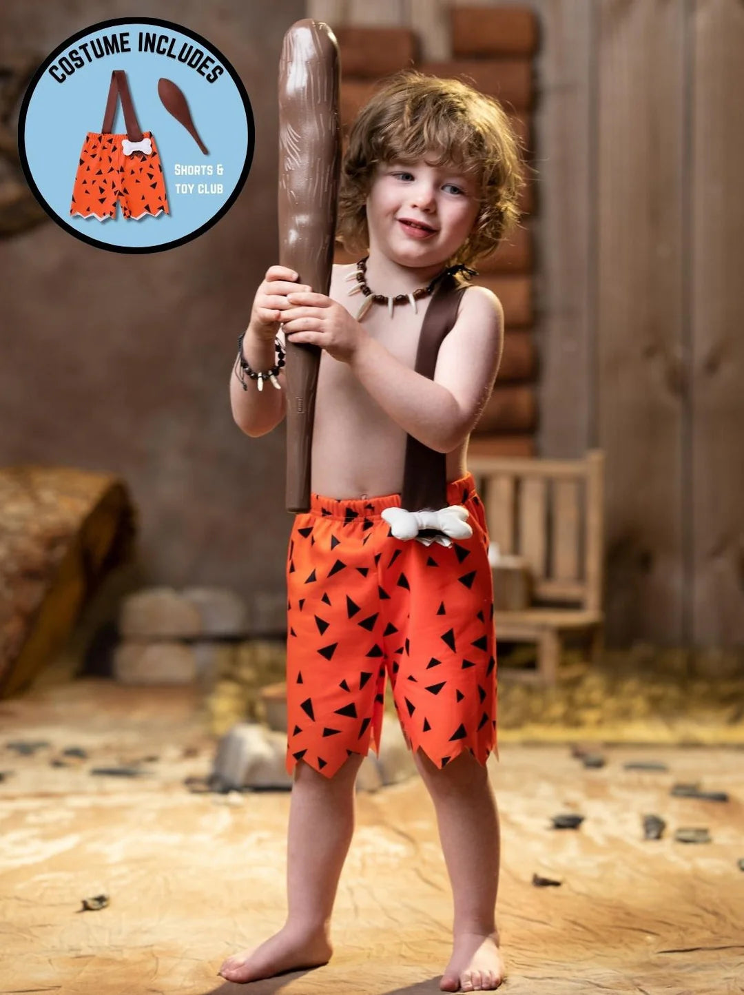 Bamm Bamm Flintstone Costume Baby Toddler Boy