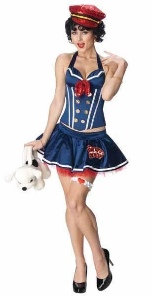 Betty Boop Sailor Costume for Adults - Betty Boop