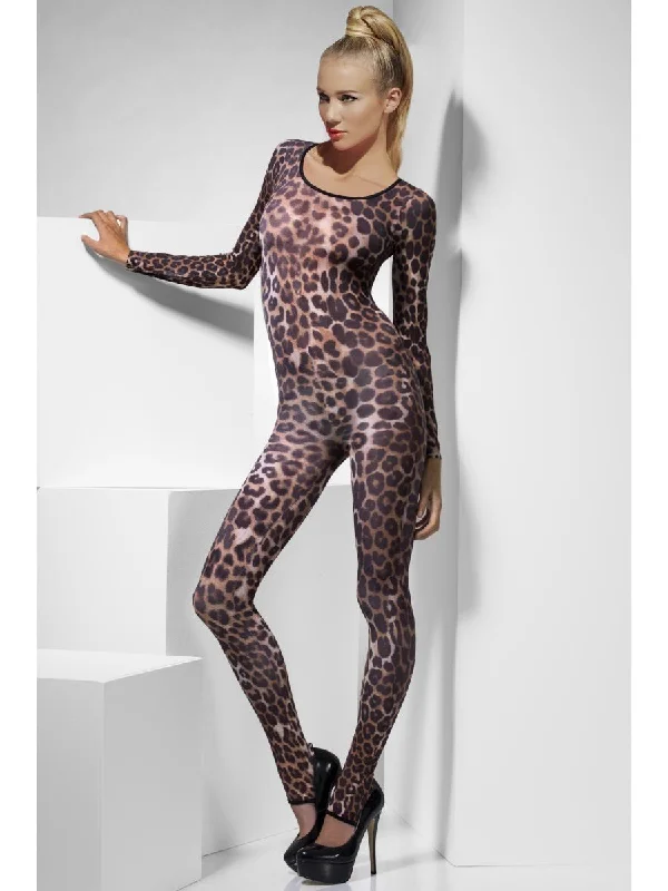 Cheetah Animal Print Bodysuit Costume