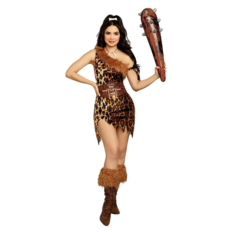 Clubbin' Cutie Costume for Adults, Animal Print Dress