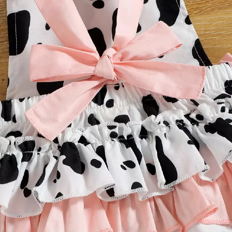 Cow Farm 0-18M Newborn Baby Girls Boys Cute Romper