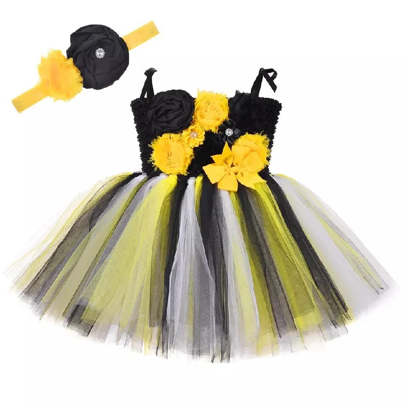 Honeybee Infant Baby Costume Tutu Dress Set Bow