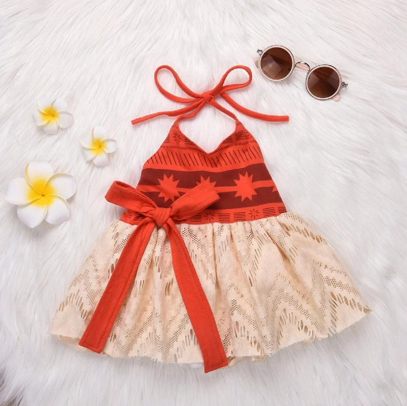 Moana Inspired Birthday Dress Baby Toddler