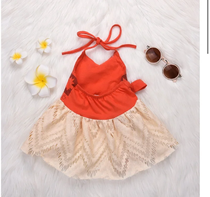 Moana Inspired Birthday Dress Baby Toddler