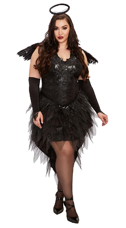 Plus Size Angel of Darkness Costume