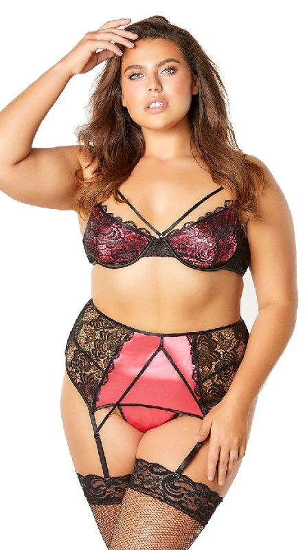 Plus Size Monique Mystique Bra Set