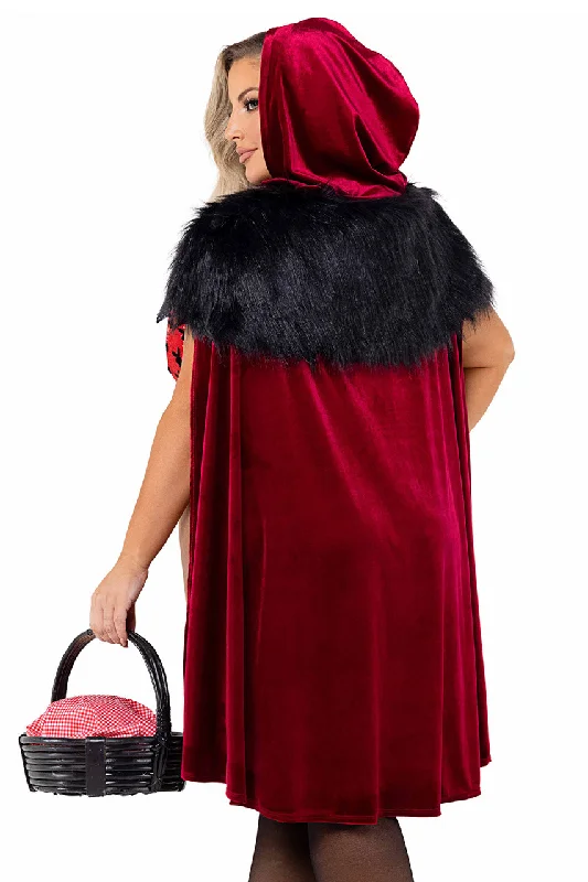 Plus Size Playboy Enchanted Forest Red Riding Costume