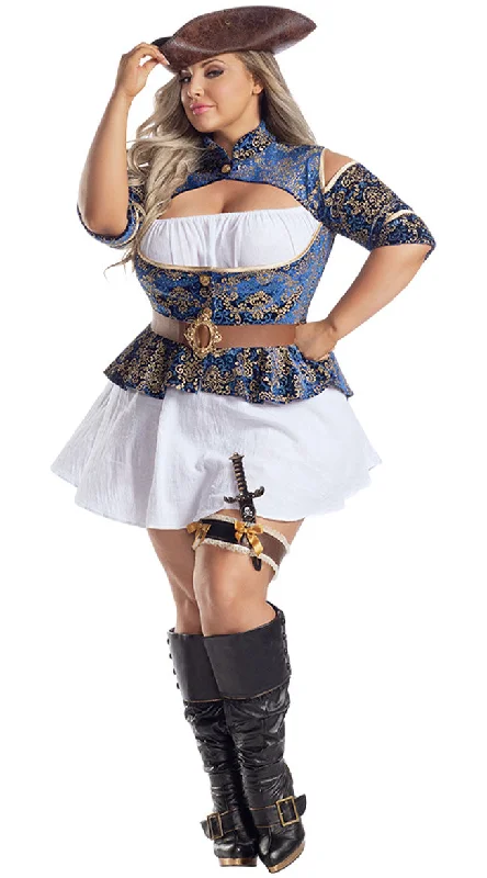 Plus Size Posh Pirate Costume