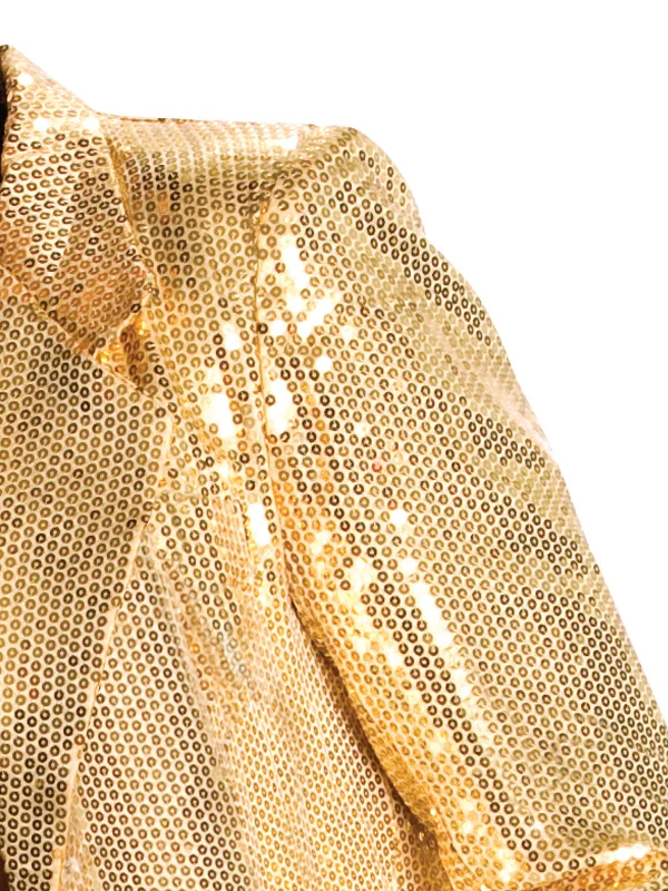 Sequin Gold Jacket for Adults