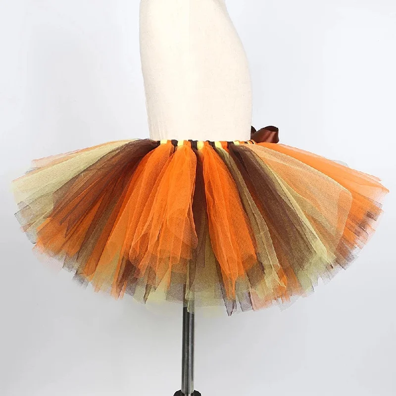 Wild Lion Fluffy Tutu Skirt for Girls Baby Girls Tiger Costume Kids Birthday Party Tutus Halloween Animal Costume Newborn-14Y