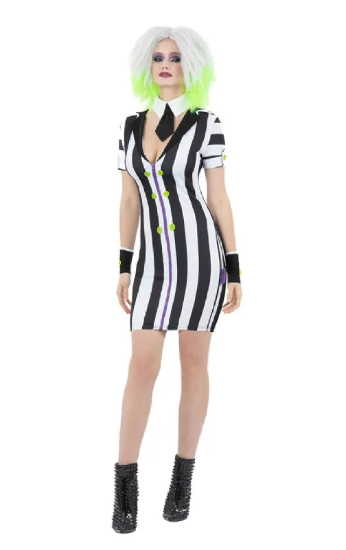 Womens Beetlejuice Halloween Movie Costume