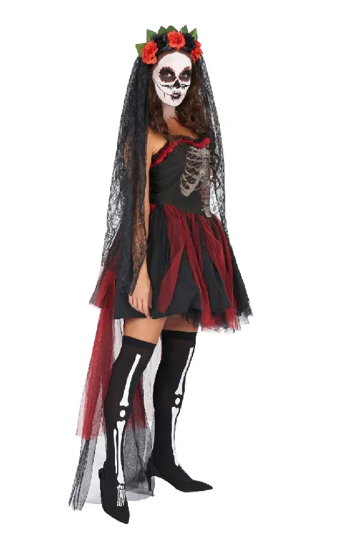 Womens Day of The Dead Dress Costume