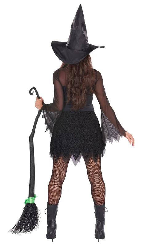 Womens Sorceress of Darkness Witch Costume