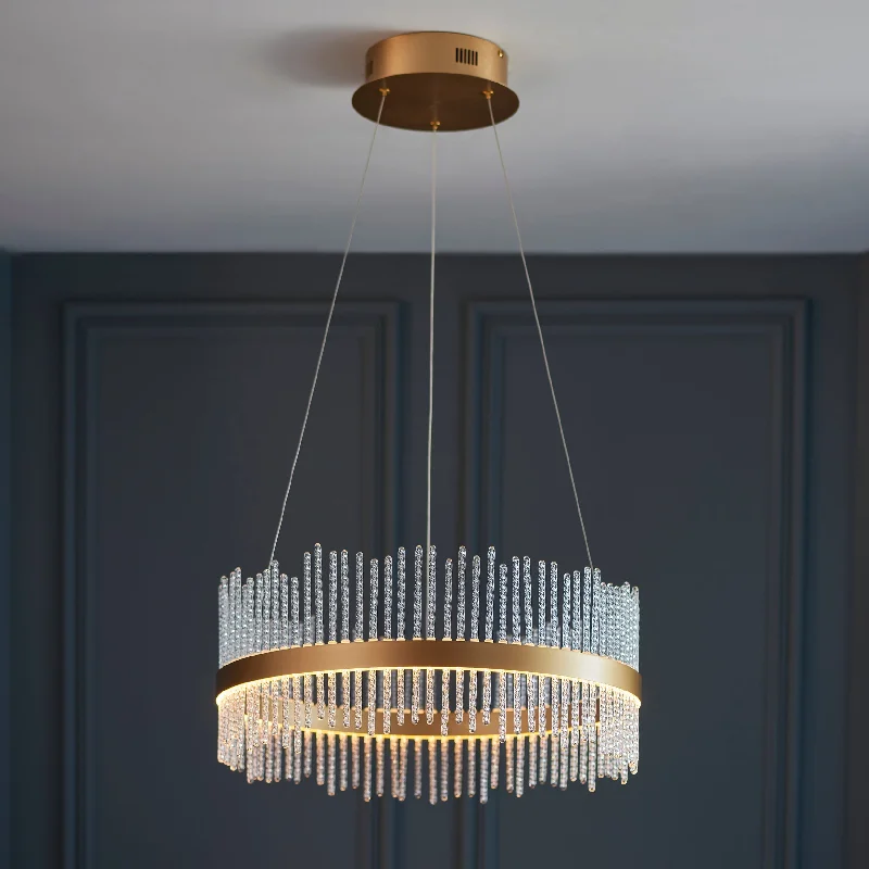 Chandeliers with Metal Frames in Black FinishAmos Vanburgh Small Pendant Chandelier Brushed Gold Chandeliers with Metal Frames in Black FinishAmos Vanburgh Small Pendant Chandelier Brushed Gold