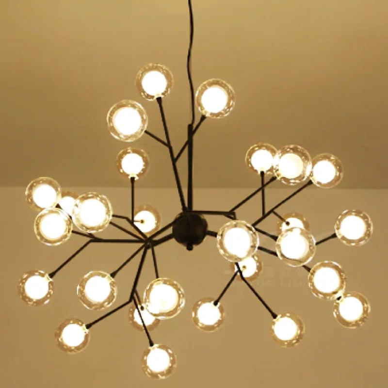 Chandeliers with Adjustable Height for Custom InstallationANKUR GLASS BUBBLES TREE CHANDELIER