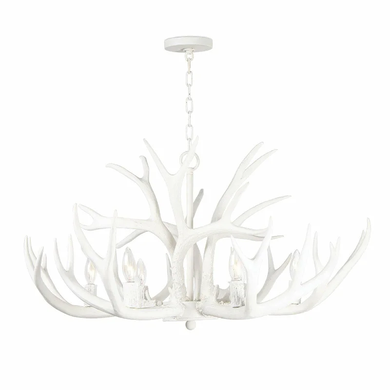 Chandeliers with Metal Frames in Bronze FinishAntler Chandelier