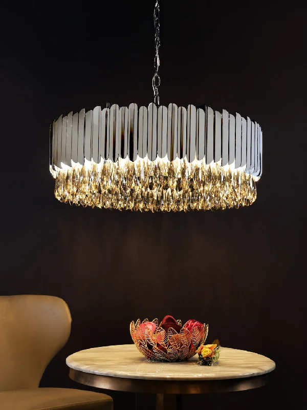 Chandeliers with Murano Glass for a High - End Artistic TouchAurdey Silver Chandelier Chandeliers with Murano Glass for a High - End Artistic TouchAurdey Silver Chandelier