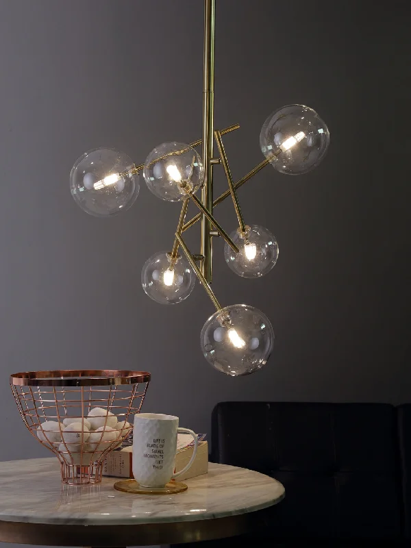 Art Deco Chandeliers for a Retro - Glam LookBentley 6-Lamp Chandelier