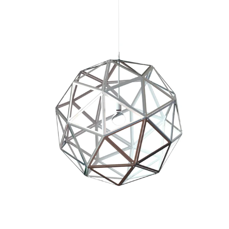 Chandeliers with Metal Frames in Gold FinishBlackjack Geodome GDM-32A-PW-12E-NAK Pendant Light - Polished Nickel Chandeliers with Metal Frames in Gold FinishBlackjack Geodome GDM-32A-PW-12E-NAK Pendant Light - Polished Nickel