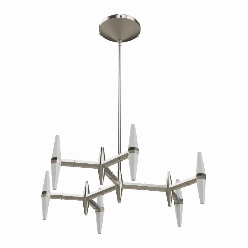 Traditional Brass Chandeliers for Classic InteriorsBlackjack Prism PSM-321-SN-27U-30K Pendant Light - Satin Nickel Traditional Brass Chandeliers for Classic InteriorsBlackjack Prism PSM-321-SN-27U-30K Pendant Light - Satin Nickel