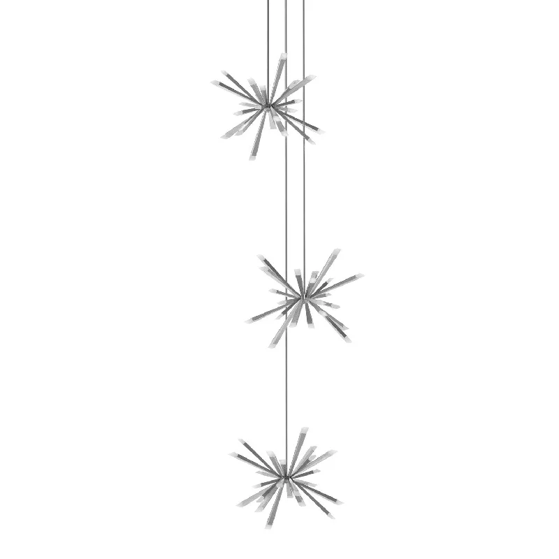 Bohemian - Style Beaded Chandeliers for Eclectic DecorBlackjack Lighting STB-T40-SN-27U-30K Modern Starburst Chandelier Polished Chrome Bohemian - Style Beaded Chandeliers for Eclectic DecorBlackjack Lighting STB-T40-SN-27U-30K Modern Starburst Chandelier Polished Chrome