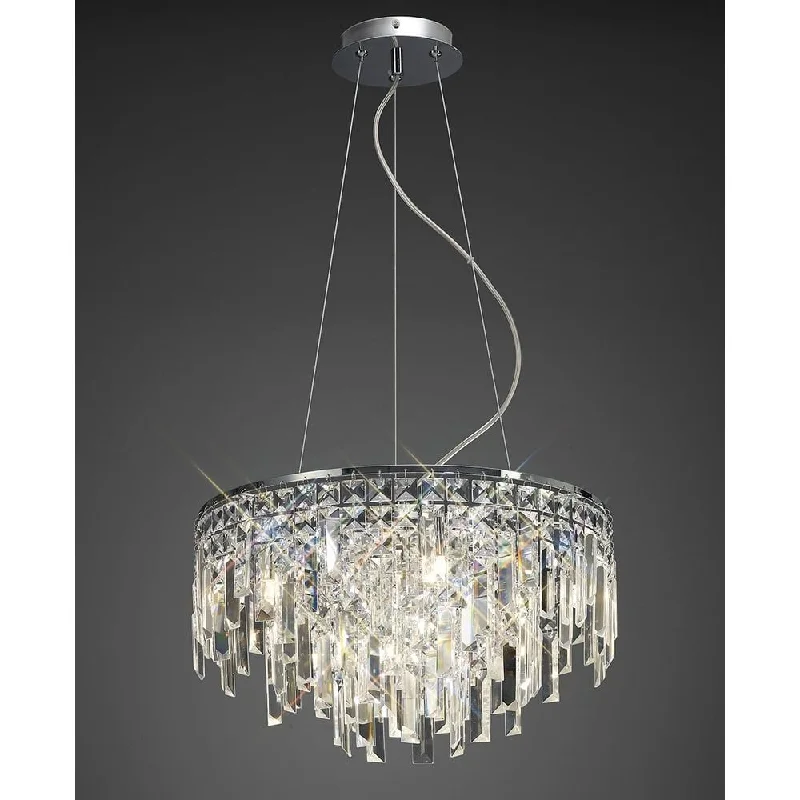 Industrial Iron Chandeliers for Loft - Inspired SpacesDiyas IL30254 Maddison Pendant 6 Light Polished Chrome/crystal Industrial Iron Chandeliers for Loft - Inspired SpacesDiyas IL30254 Maddison Pendant 6 Light Polished Chrome/crystal