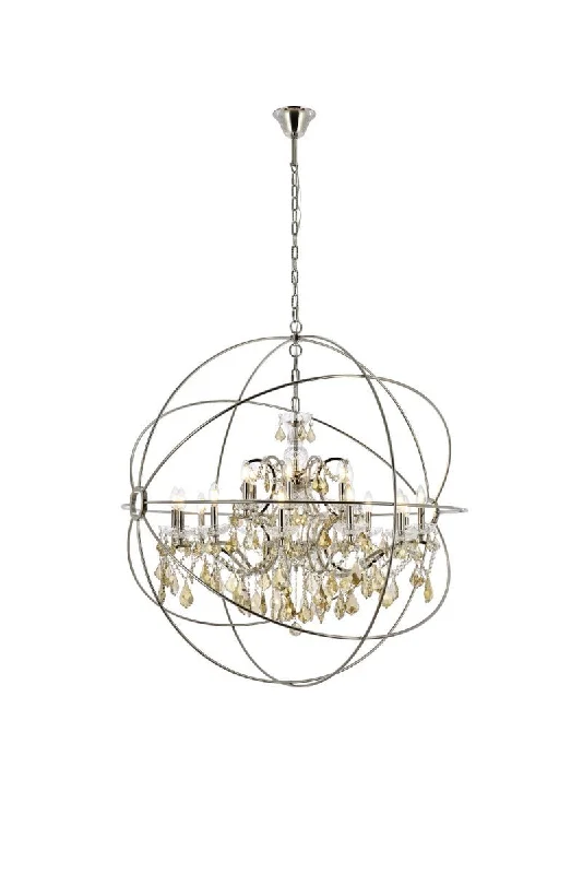 Chandeliers with Metal Frames in Gold FinishGeneva  Chandelier