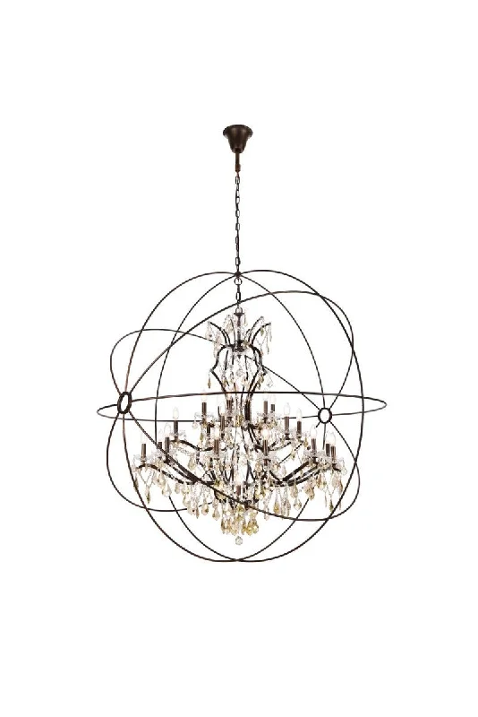 Chandeliers for Low Ceilings to Avoid OvercrowdingGeneva 25 Chandelier
