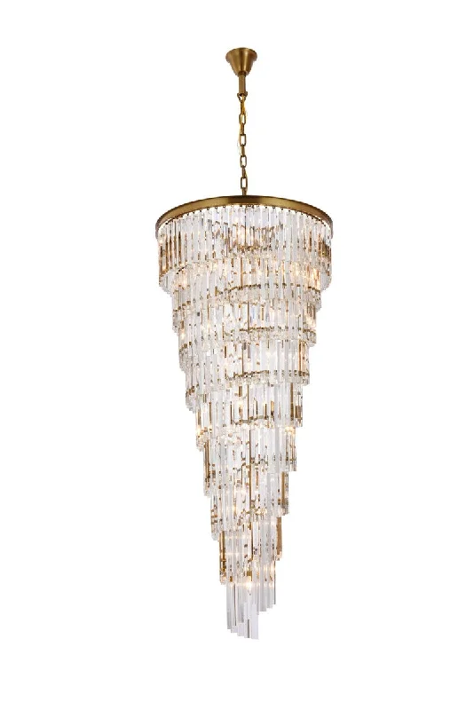 Chandeliers with Frosted Glass for a Softer Light DiffusionSydney 35 Light Chandelier