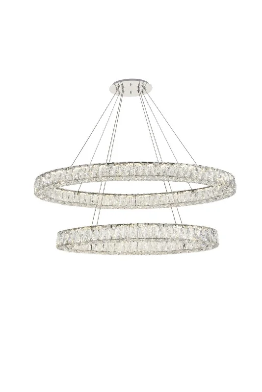 Modern Crystal Chandeliers for Contemporary HomesElegant Monroe 3503D40C Chandelier Light - Chrome Modern Crystal Chandeliers for Contemporary HomesElegant Monroe 3503D40C Chandelier Light - Chrome