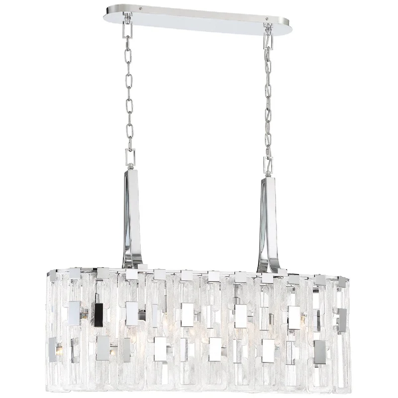 Mid - Century Modern Chandeliers for Vintage AppealEurofase Viviana 7-Light Oval Chandelier Mid - Century Modern Chandeliers for Vintage AppealEurofase Viviana 7-Light Oval Chandelier