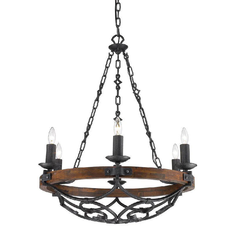 Ceiling - Mounted Chandeliers for Standard CeilingsMadera Chandelier