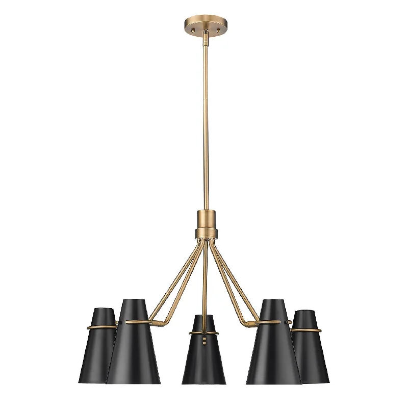 Minimalist Chandeliers for Sleek and Simple InteriorsReeva Five Light Chandelier