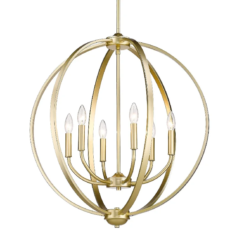 Chandeliers with Metal Frames in Silver FinishColson OG Chandelier